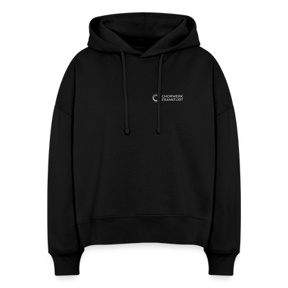 Stanley/Stella Boxy Frauen Bio Hoodie Nora - Schwarz