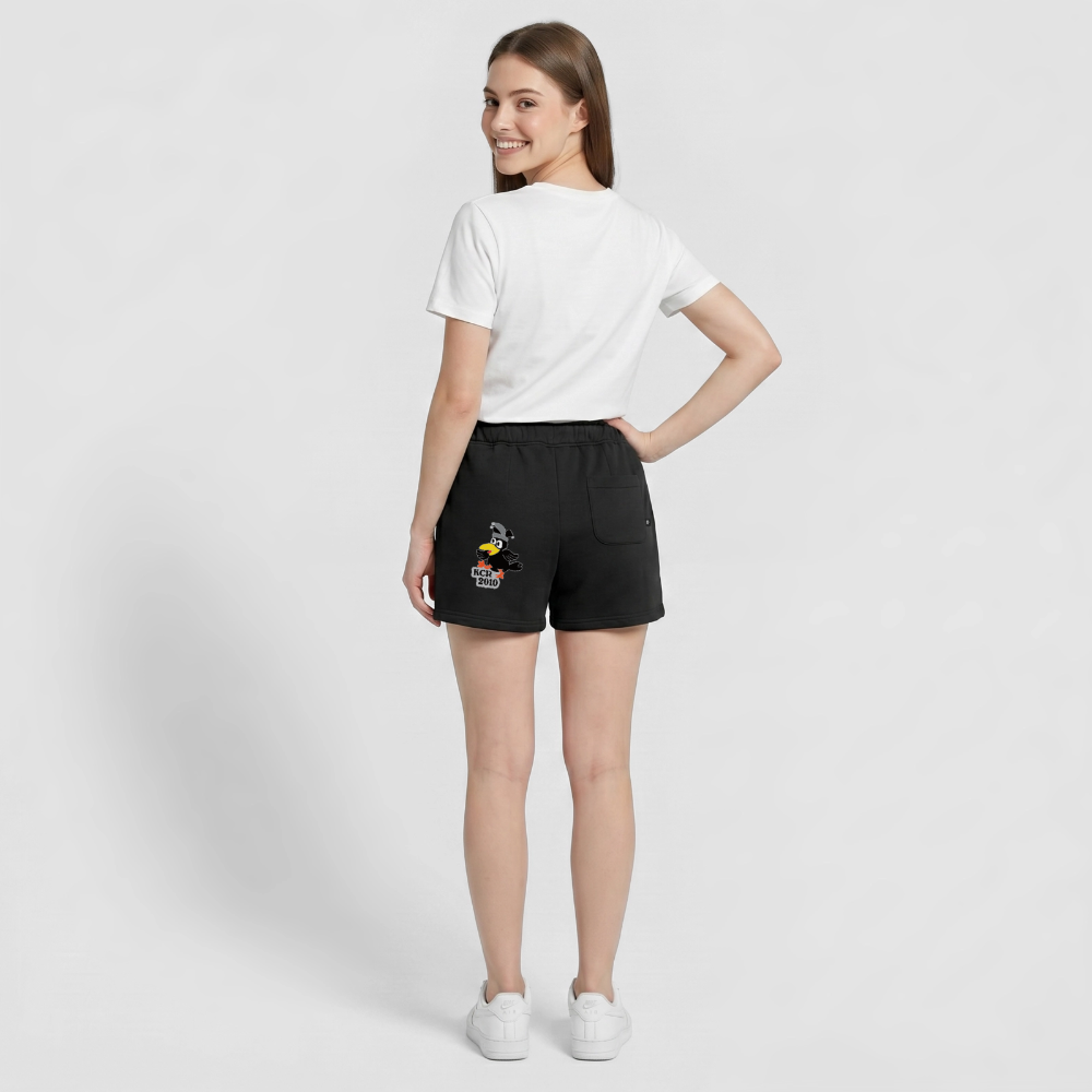 Frauen Premium Organic Sweatshorts - Schwarz