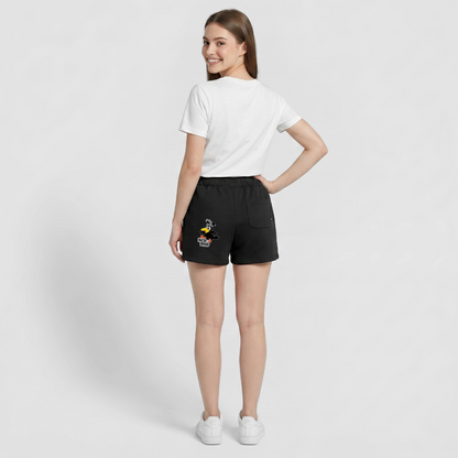Frauen Premium Organic Sweatshorts - Schwarz