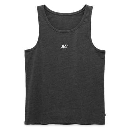 Männer Premium Tank Top - Anthrazit meliert