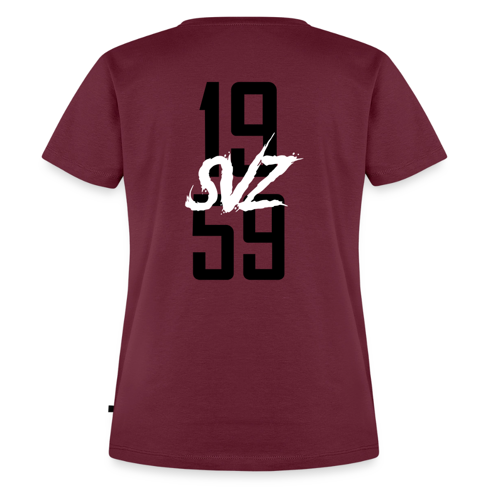 Frauen Premium T-Shirt - Burgunderrot