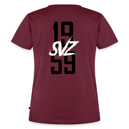 Frauen Premium T-Shirt - Burgunderrot
