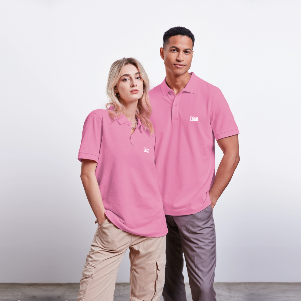 Unisex Bio-Poloshirt PREPSTER - Blasenrosa