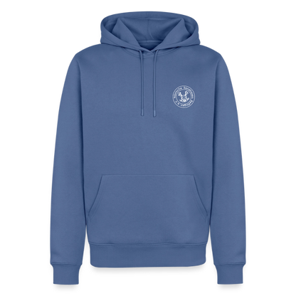 Männer Premium Hoodie - Taubenblau