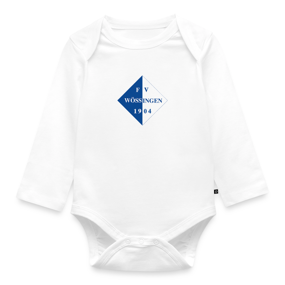 Baby Bio-Langarm-Body - Weiß