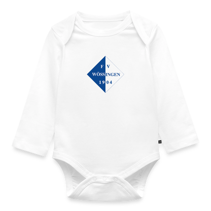 Baby Bio-Langarm-Body - Weiß