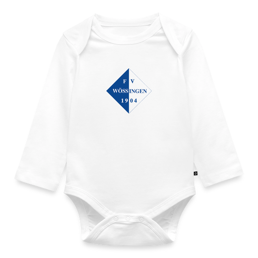 Baby Bio-Langarm-Body - Weiß