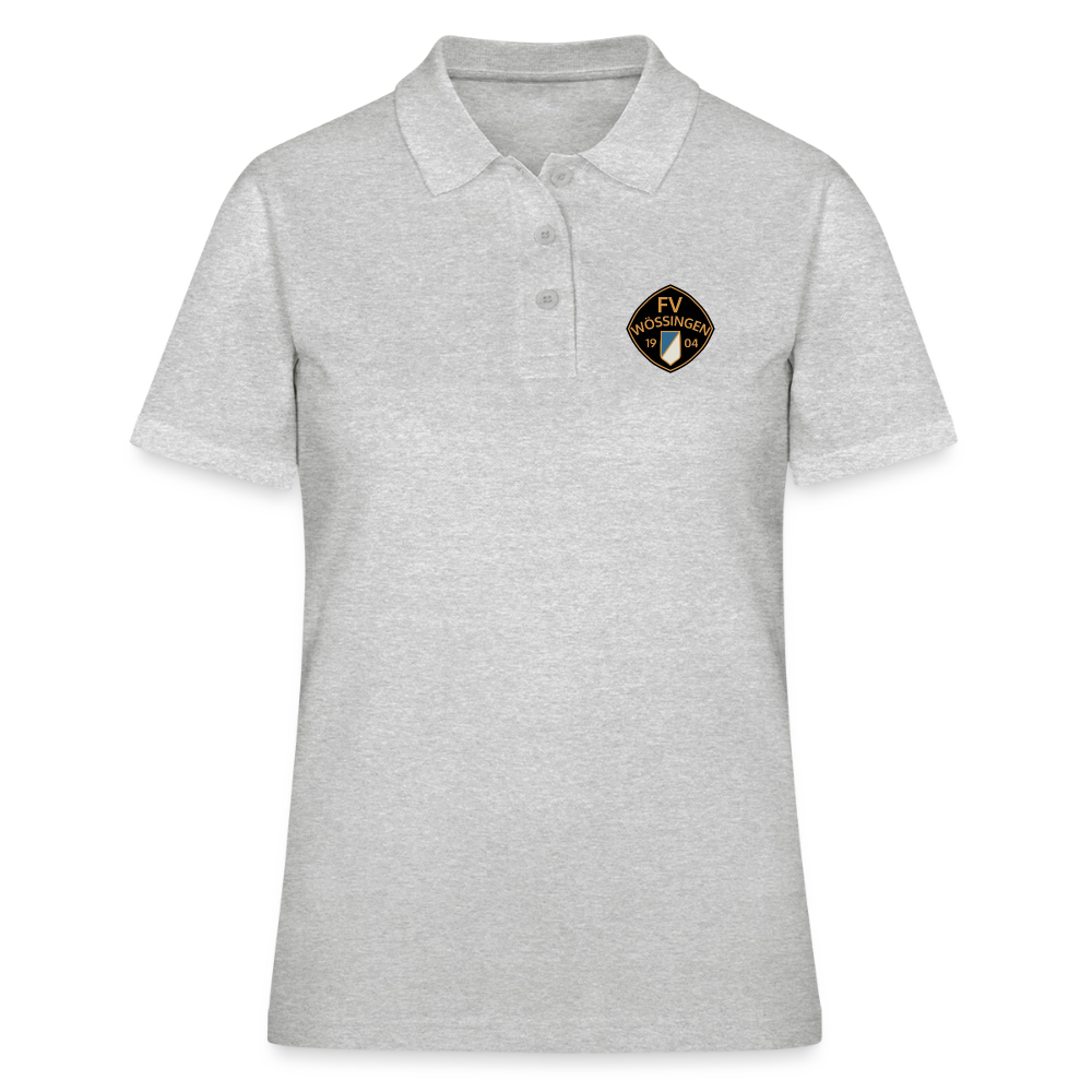 Frauen Polo Shirt - Grau meliert