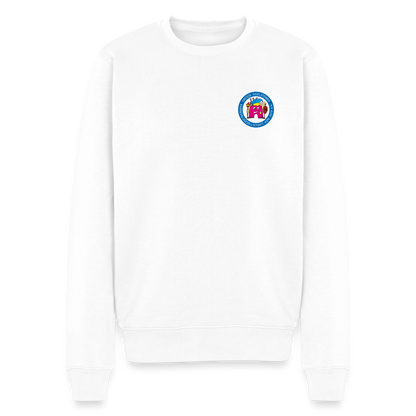 Männer Premium Pullover - Weiß