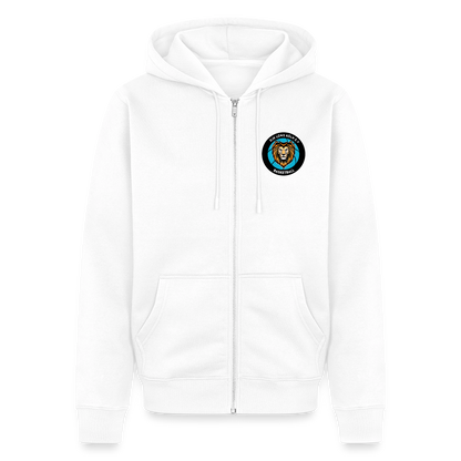Männer Premium Kapuzenjacke - Weiß