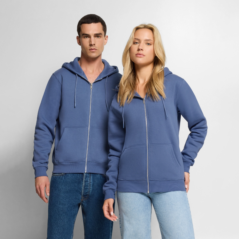 Männer Premium Kapuzenjacke - Taubenblau