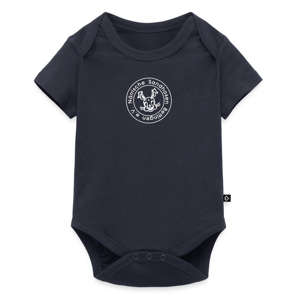 Baby Bio-Kurzarm-Body - Navy