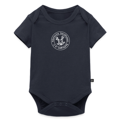 Baby Bio-Kurzarm-Body - Navy
