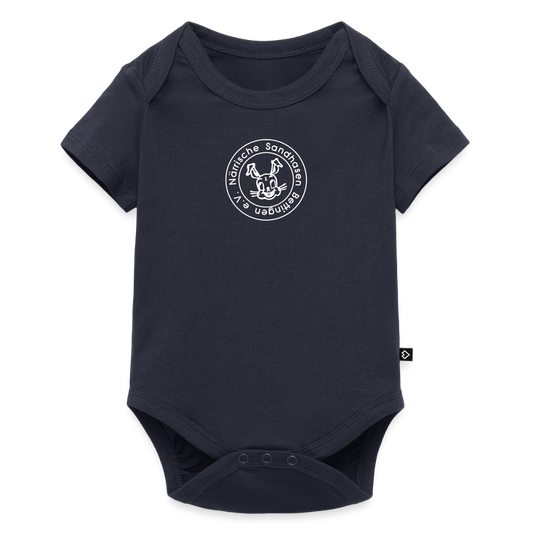 Baby Bio-Kurzarm-Body - Navy