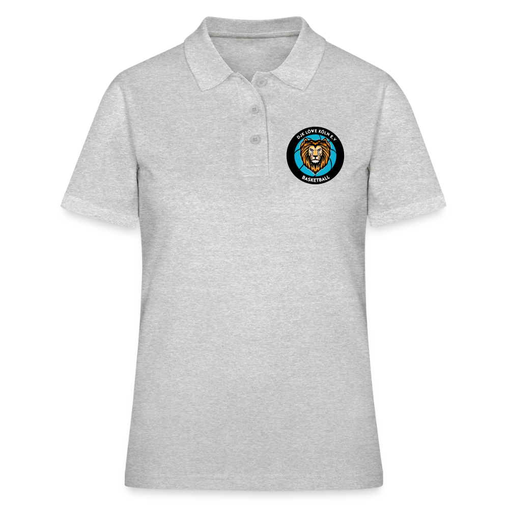 Frauen Polo Shirt - Grau meliert