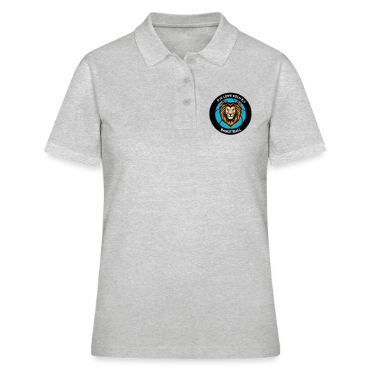 Frauen Polo Shirt - Grau meliert