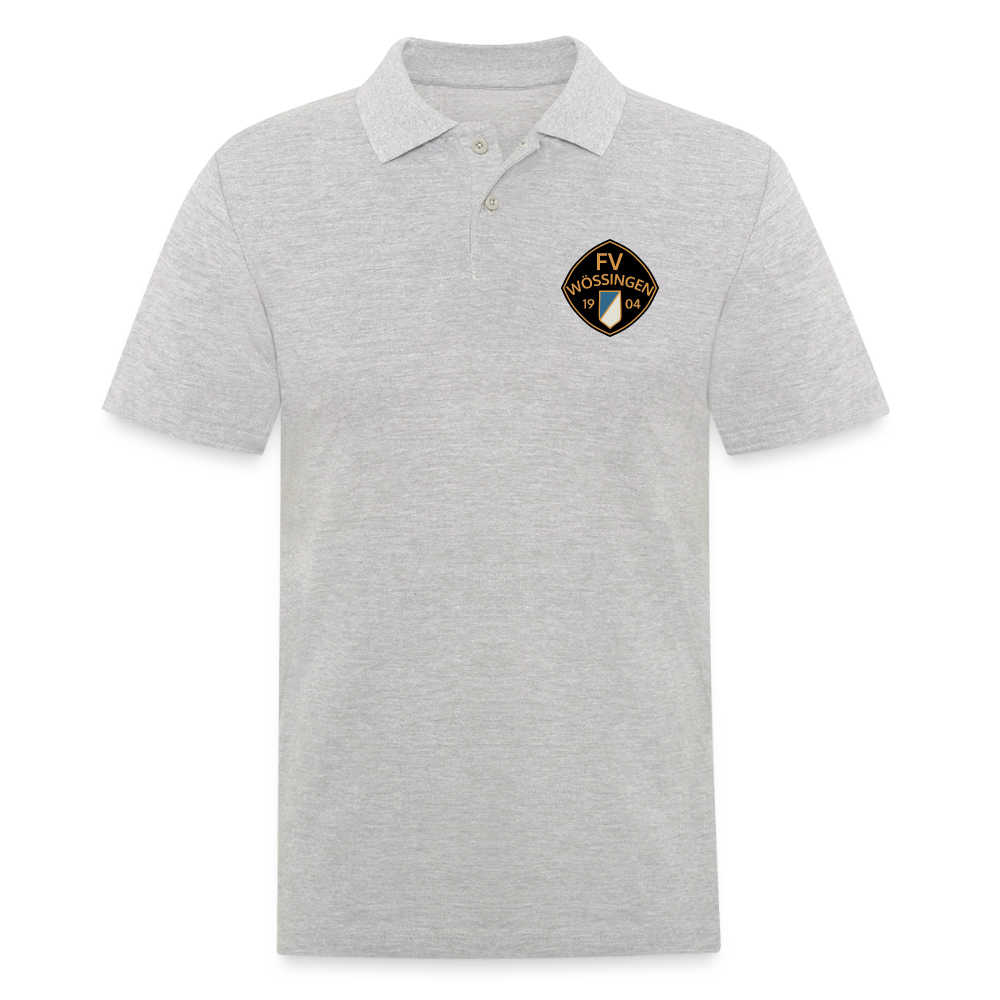 Männer Poloshirt - Grau meliert