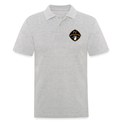 Männer Poloshirt - Grau meliert