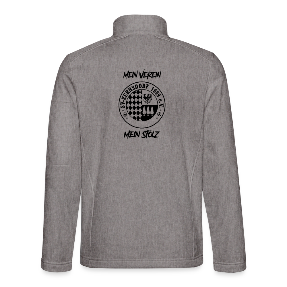 Unisex Softshelljacke - Grau meliert