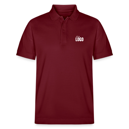 Unisex Bio-Poloshirt PREPSTER - Burgunderrot