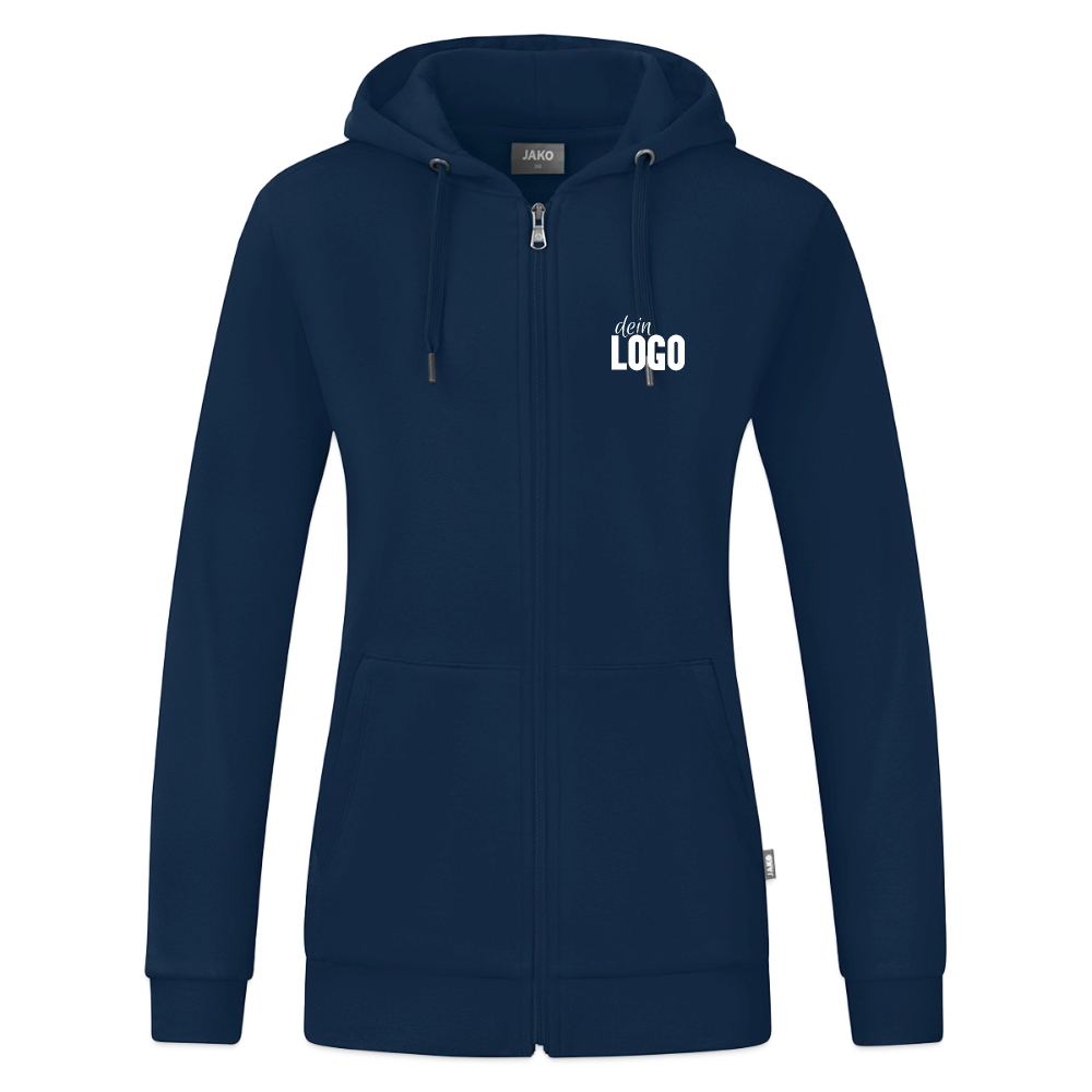 JAKO Frauen Kapuzenjacke Organic - Marine
