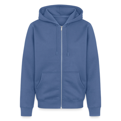 Männer Premium Kapuzenjacke - Taubenblau