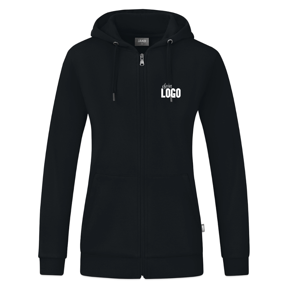 JAKO Frauen Kapuzenjacke Organic - Schwarz
