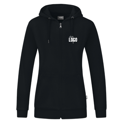 JAKO Frauen Kapuzenjacke Organic - Schwarz