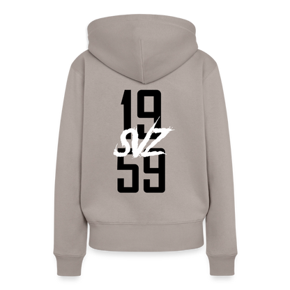 Frauen Premium Hoodie - Taupe