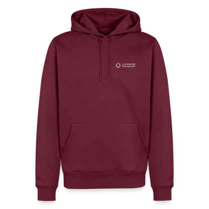 Männer Premium Hoodie - Burgunderrot
