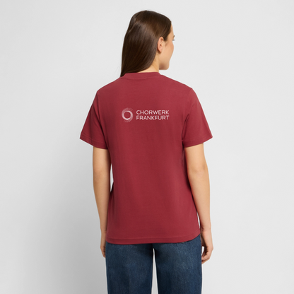 RELAXED FIT Unisex Organic T-Shirt - Erdrot