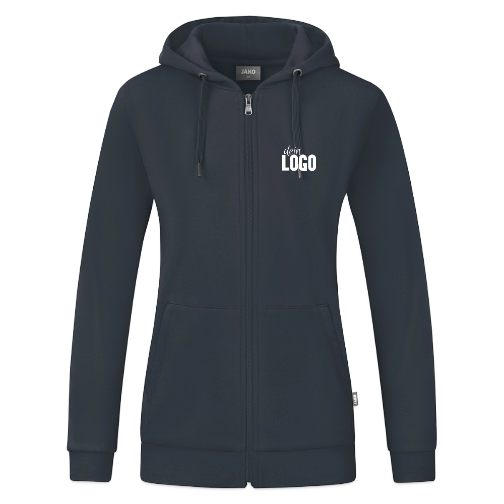 JAKO Frauen Kapuzenjacke Organic - Anthrazit