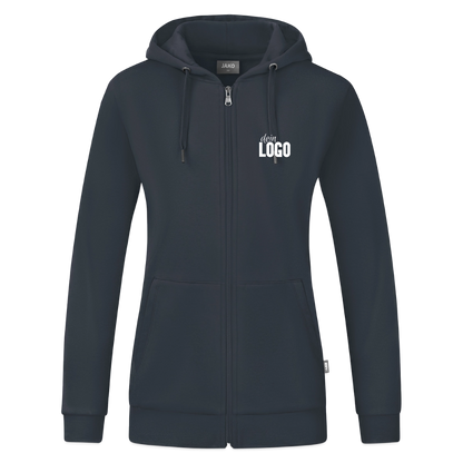 JAKO Frauen Kapuzenjacke Organic - Anthrazit